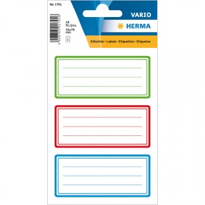 Herma stickers labels 6 vel 18 stickers 1791 (Locatie: HE030)