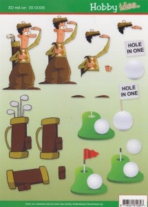 Hobby idee knipvel golf HI 0006 (Locatie: 2241)