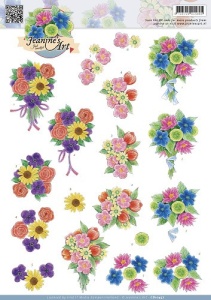 Jeanine's Art knipvel bloemen CD10457 (Locatie: 0902)