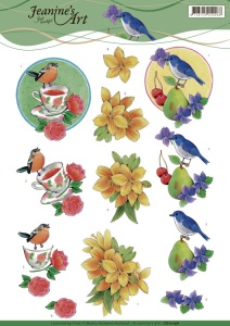 Jeanine's Art knipvel vogels CD11096 (Locatie: 2420)