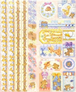 Joy!Crafts Sparkling Embossed stickers Baby 6013/0022 (Locatie: 1RA1)