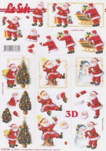 Le Suh knipvel kerstman 4169943 (Locatie: 2663)