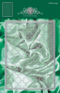 Lin & Lene Design Embossing mal 1201/0077 (Locatie: C352)