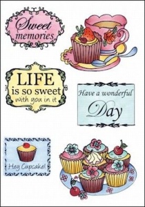 Marianne Design Clear Stamp Tea and cupcakes EWS2206 (Locatie: H380)