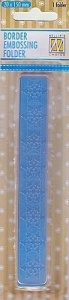 Nellie Snellen embossing folder Snowflakes Border BOF007