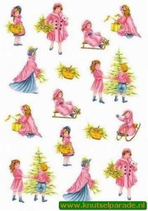 Perkament vellum nostalgische kerst (Locatie: 2713)