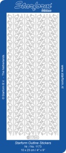 Starform rand vogels zilver 1173 (Locatie: H424) - Img 1