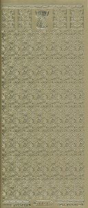 Starform stickervel goud tekens 1121 (Locatie: u075) - Img 2