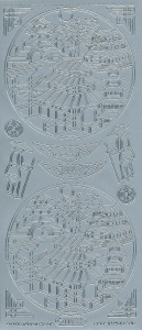Starform stickervel Japan zilver 1163 (Locatie: j253) - Img 2