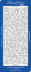 Starform stickervel kerst goud 8515 (Locatie: H177)