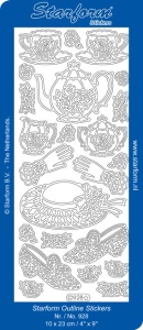 Starform stickervel thee goud 928 (Locatie: f099) - Img 1