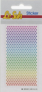Stickervel Pinery Card kleine sterretjes 620004 (Locatie: g011)