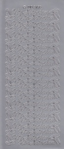 Stickervel zilver Wir Heiraten DD3176 (Locatie: A018 ) - Img 2