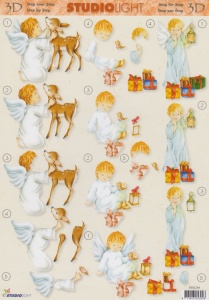 Studio Light, decoupage sheet, christmas STSL294 (Locatie: 2775)