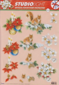 Studio Light, die cut sheet, christmas EASY SL144 (Locatie: 2796)