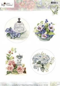 Studio Martare knipvel bloemen CD10699 (Locatie: 1224)