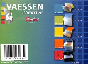 Vaessen Creative Opbergmap 38.5 X 37.5 cm in zwart 37050/024
