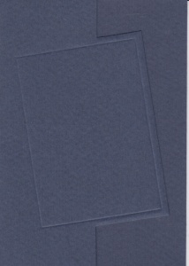 3x donkerblauwe dubbele kaart, 3x envelop (Locatie: gg003) - Img 1