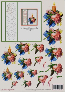 Ann's paper art knipvel bloemen 3DSS10001 (Locatie: 0507)