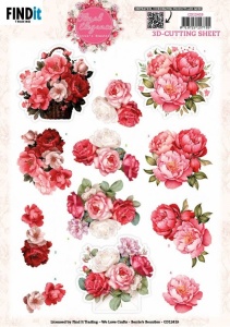 Berries Beauties knipvel Floral Elegance Peony CD12419 (Locatie: 5726)