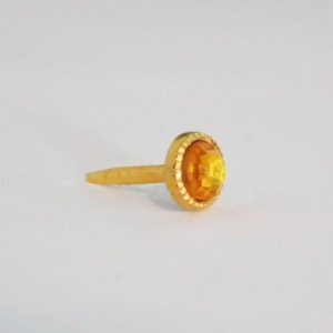 Brads Diamant Oranje zilver/goud gemengd 25 stuks