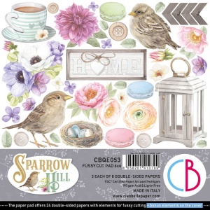 Ciao Bella, Cut Pad, 15x15cm, Sparrow Hill, CBQE053 - Img 1