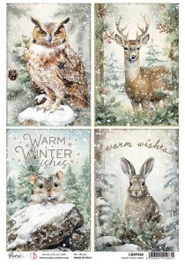 Ciao Bella Rice Paper A4 Forest Tales Cards CBRP565 (Locatie: 4640)