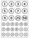 Crafts-Too Embossing Folder Numbers CTFD3010