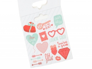 Dovecraft love glitter stickerbook, 8 sheets (Locatie:) - Img 6