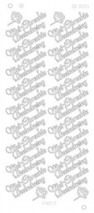 Find It stickervel glanzend goud met oprechte deelneming CD3005 (Locatie: nn160)