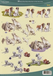Hobby design knipvel honden 73068 (Locatie: 2704)