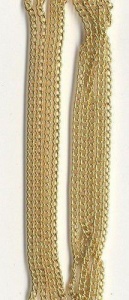 Ketting fijn goudkleur 1,9 mm 1 mtr. 11809-9402 (Locatie: K3)
