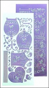 LeCrea Design vogelkooi sticker roze 61 8718 (Locatie: A330 )