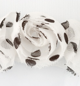Marianne Design Flower ribbons black dots FR1114 (Locatie: k3)