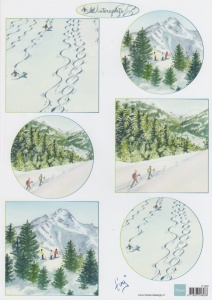 Marianne Design knipvel wintersport IT600 (Locatie: 5819)