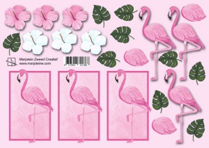 Marjoleine knipvel flamingo 8717853321368 (Locatie: 1125)