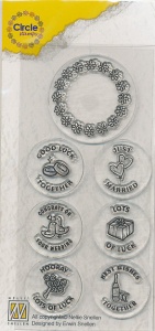Nellie Circle Clear Stamps English texts - Marriage CCSM002 (Locatie: I617)