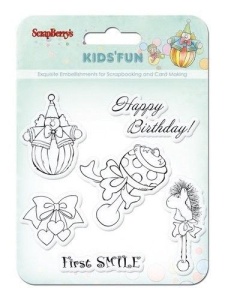 Scrapberry's clear stamp Kid's Fun SCB4901012b (Locatie: NN239 )