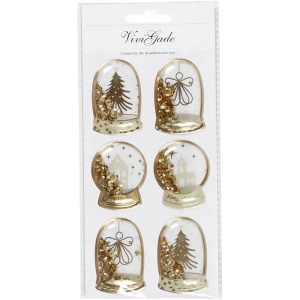 Shaker Stickers, kerstmis, 6 stuks, 28459 (Locatie: 2374) - Img 2