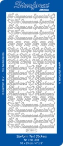 Starform sticker engels goud 388 (Locatie: X046) - Img 1