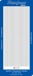 Starform sticker glitter zwart 7018 (Locatie: BB121)