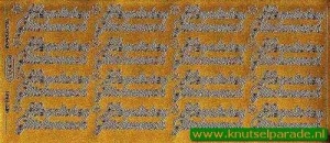 Starform sticker goud "Herzlichen Glückwunsch" 400 (Locatie: F167) - Img 2