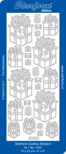 Starform sticker zilver 1050 (Locatie: N166)