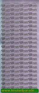 Starform sticker zilver menu 151 (Locatie: T155) - Img 2