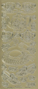 Starform stickervel thee goud 928 (Locatie: f099) - Img 2