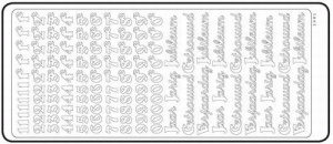 Sticker jubileum/verjaardag 20380/1681s (Locatie: H453 )