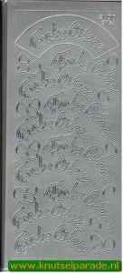 Stickervel Frohe Ostern zilver DD3754 (Locatie: G105) - Img 2