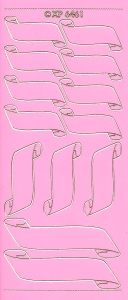 Stickervel roze labels XP6461 (Locatie: F123)