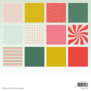 Studio Light Paper Pad, 20,3x20,3cm, 36 vel, 12 designs SL-ES-PPP199 - Img 2