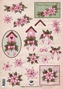 Tierelantijntje, decoupage sheet, christmas 2356 (Locatie: 4705)